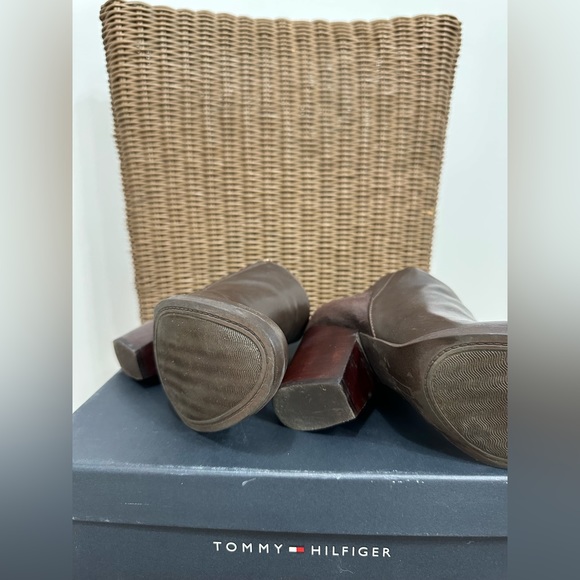 Ankle Booties in brown genuine leather - Picture 3 of 4